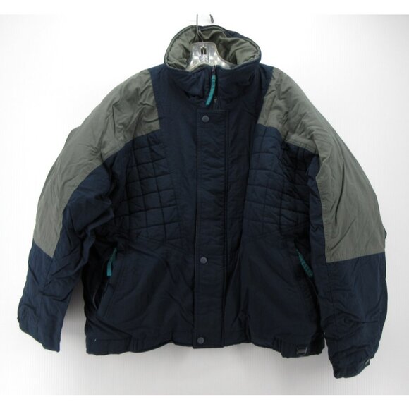VINTAGE Field & Stream Jacket Medium Puffer Coat Heavy Duty Bomber 90s - Picture 1 of 12